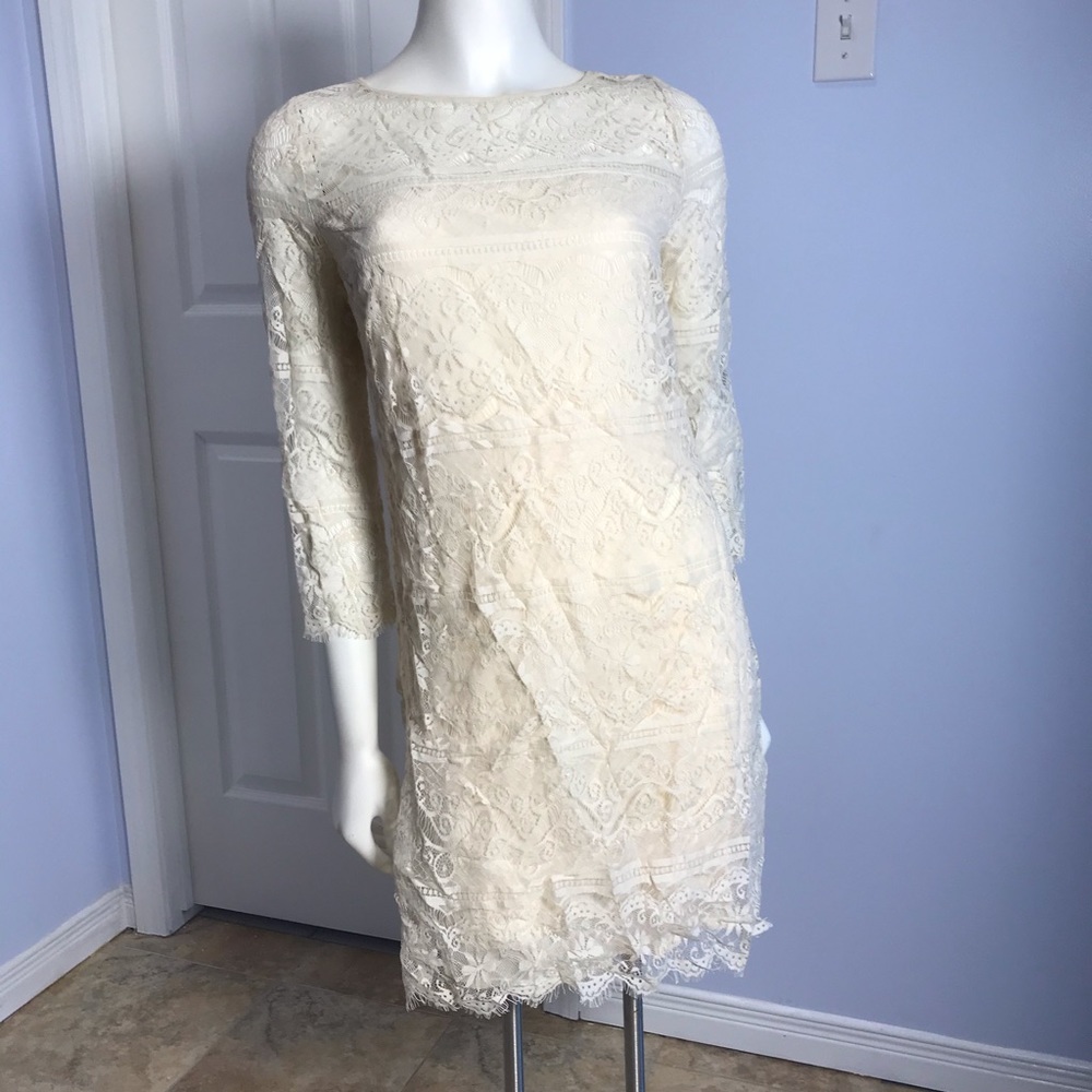 White Lace Max Studio Dress